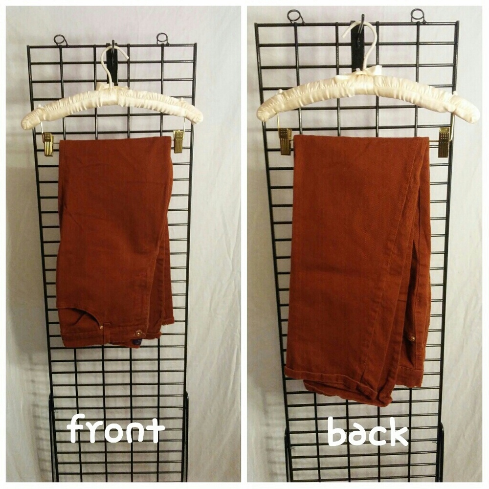 Gloria Vanderbilt size 14 petit orange pants
